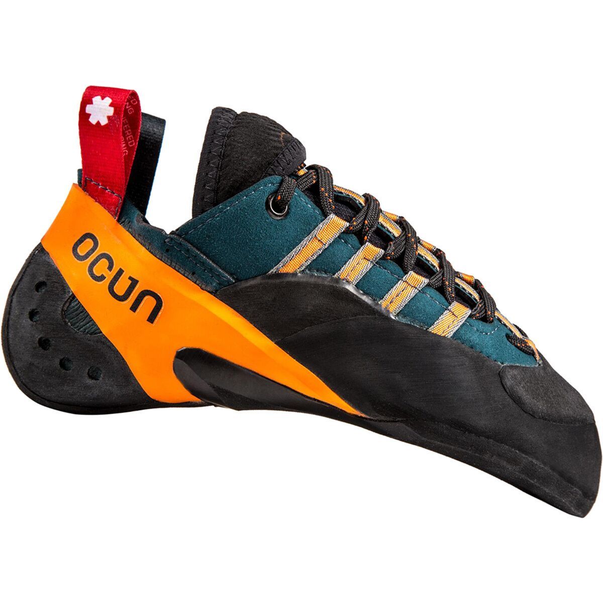 Image of Ocun Sigma Climbing Shoe Petrol/Ora, Mens 11.0/Womens 12.0