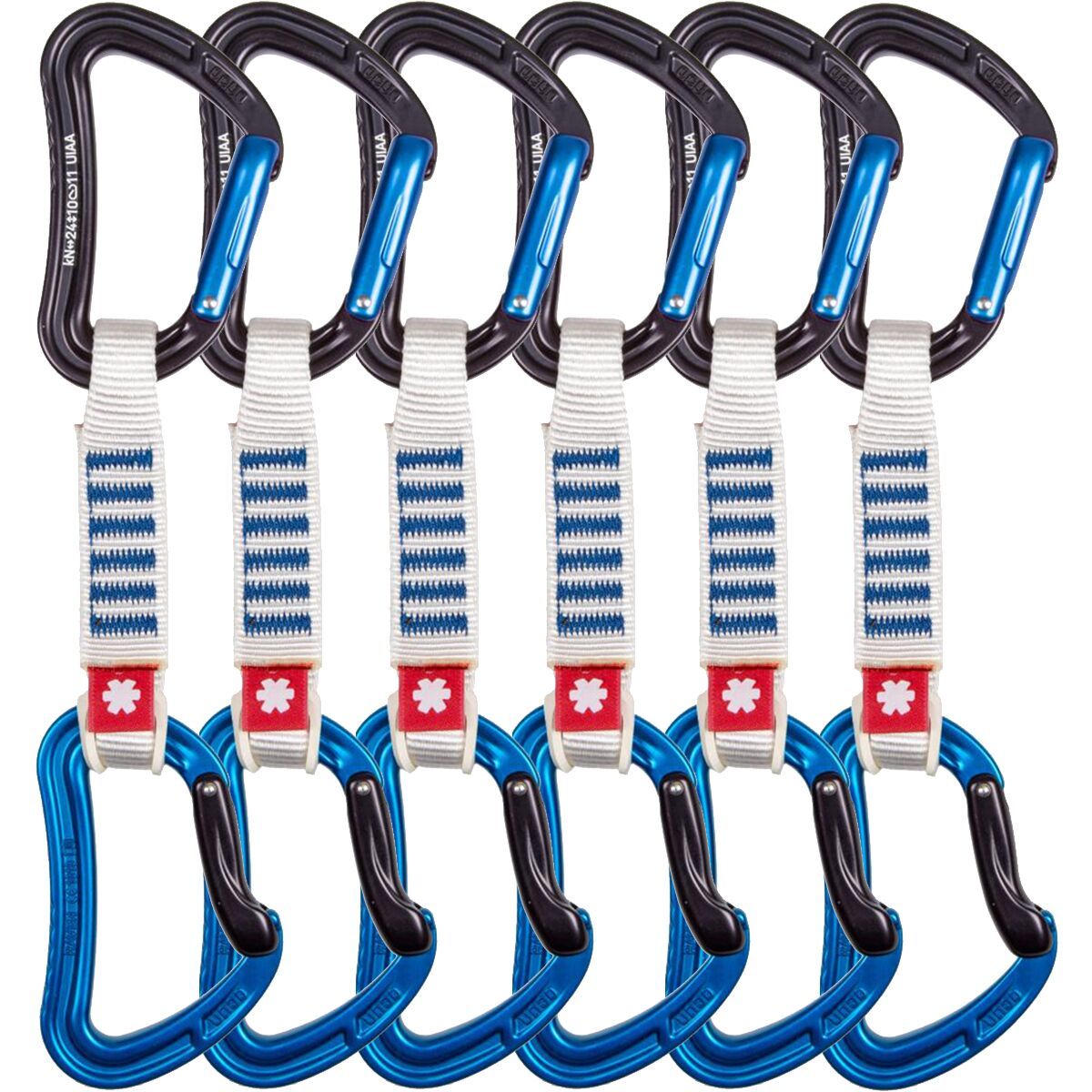 Image of Ocun Raven QD Zoom PA 15/22mm - 6-Pack Blue, 12cm