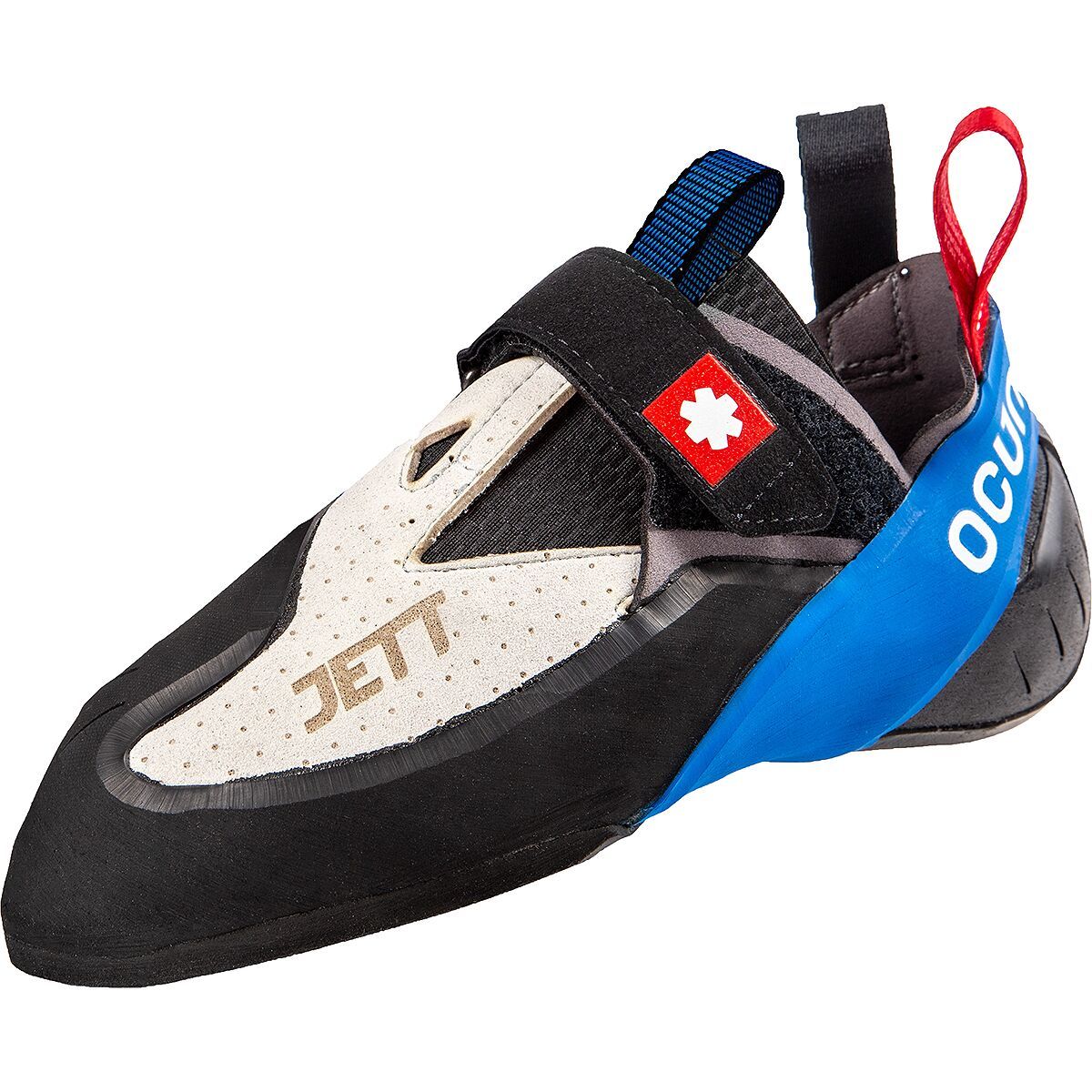 Image of Ocun Jett S Climbing Shoe Grey/Blue, Mens 11.0/Womens 12.0
