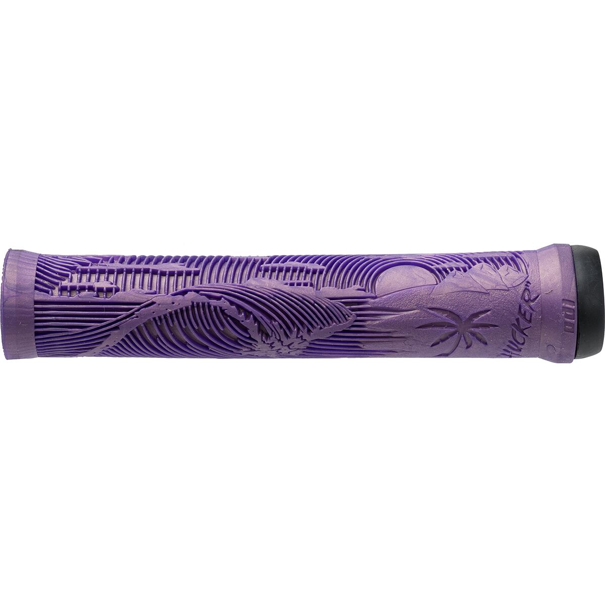 Image of ODI Flangeless Hucker Grips Iridescent Purple, One Size