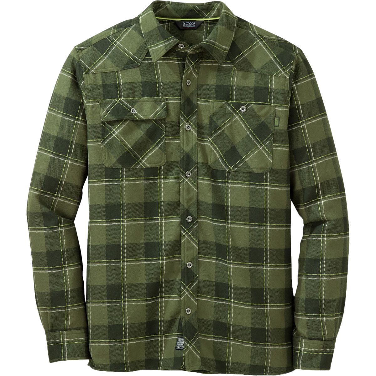 Outdoor Research Feedback Flannel Shirt - Men's Kale, S