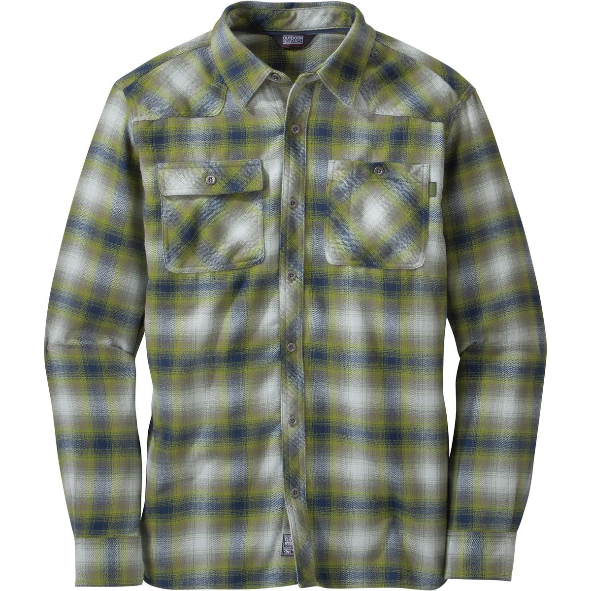 Outdoor Research Feedback Flannel Shirt - Men's Night/Hops, XXL
