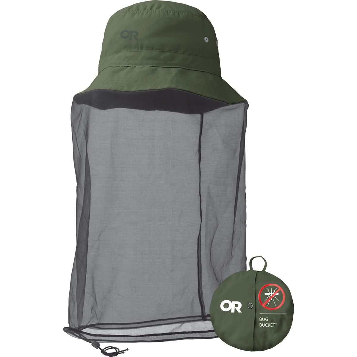 Image of Outdoor Research Bug Bucket Hat Fatigue/Dark Grey, L