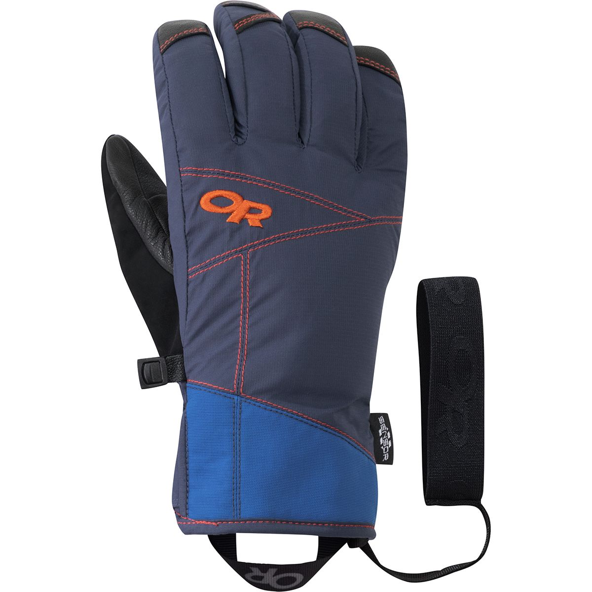Outdoor Research Illuminator Sensor Glove - Men's Cobalt/Naval Blue/Burnt Orange