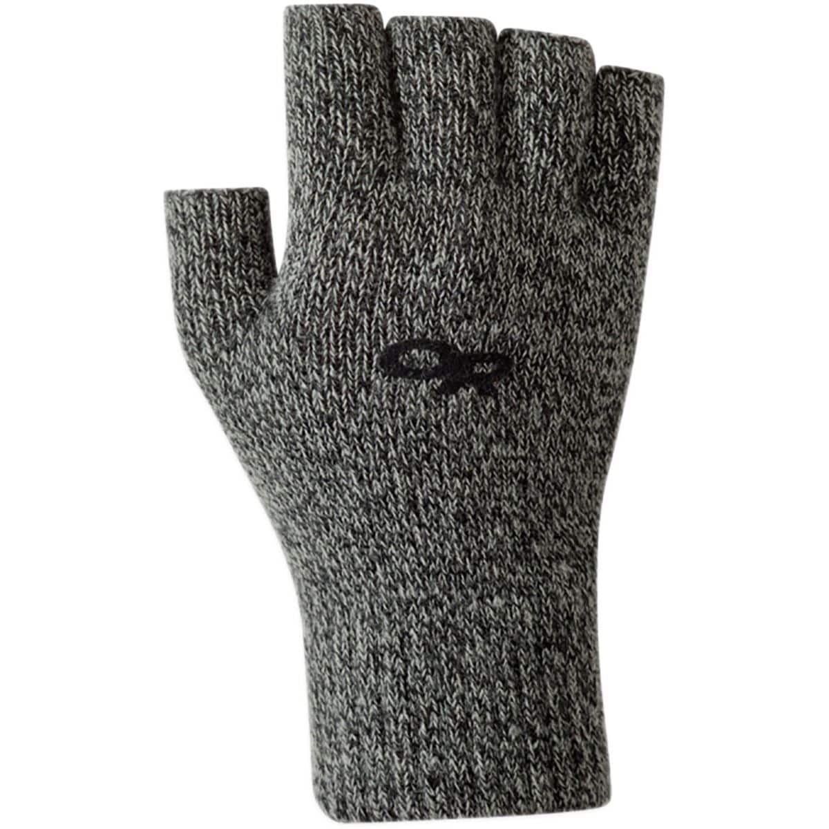 Outdoor Research Fairbanks Fingerless Gloves, Size: Small/Medium, Charcoal