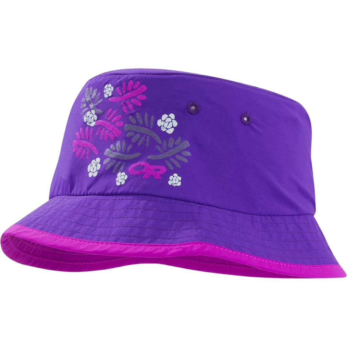 Outdoor Research Solstice Sun Bucket Hat - Kids' Purple Rain, L