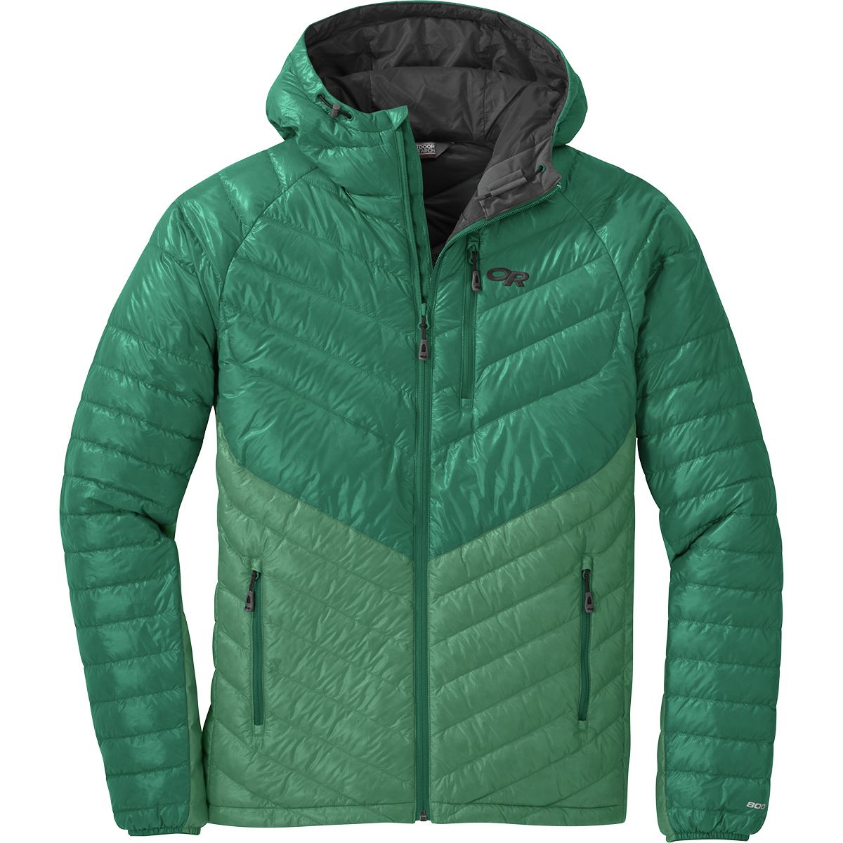 men's incandescent down hoody