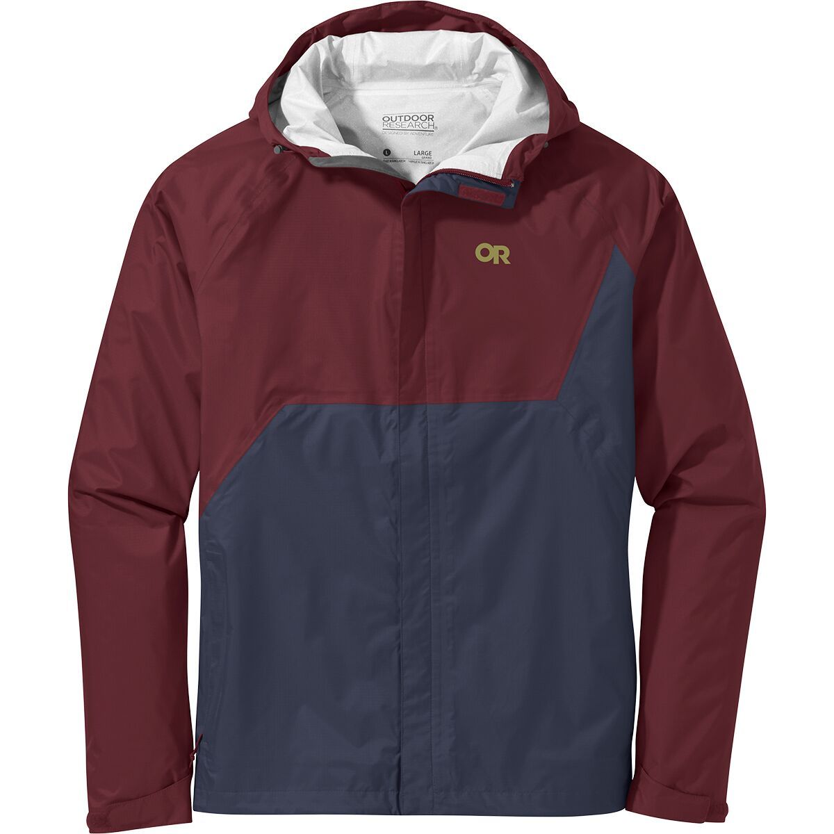 Outdoor Research Apollo Jacket - Men's Burgundy/Naval Blue, L