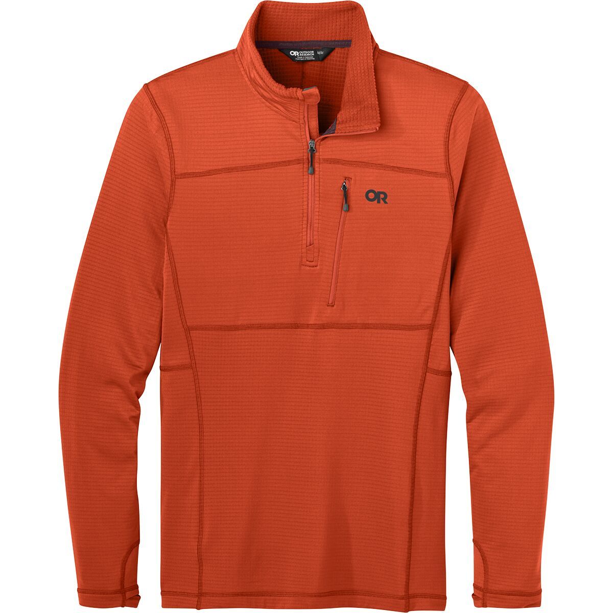 Image of Outdoor Research Vigor Quarter Zip - Men's Redrock, M