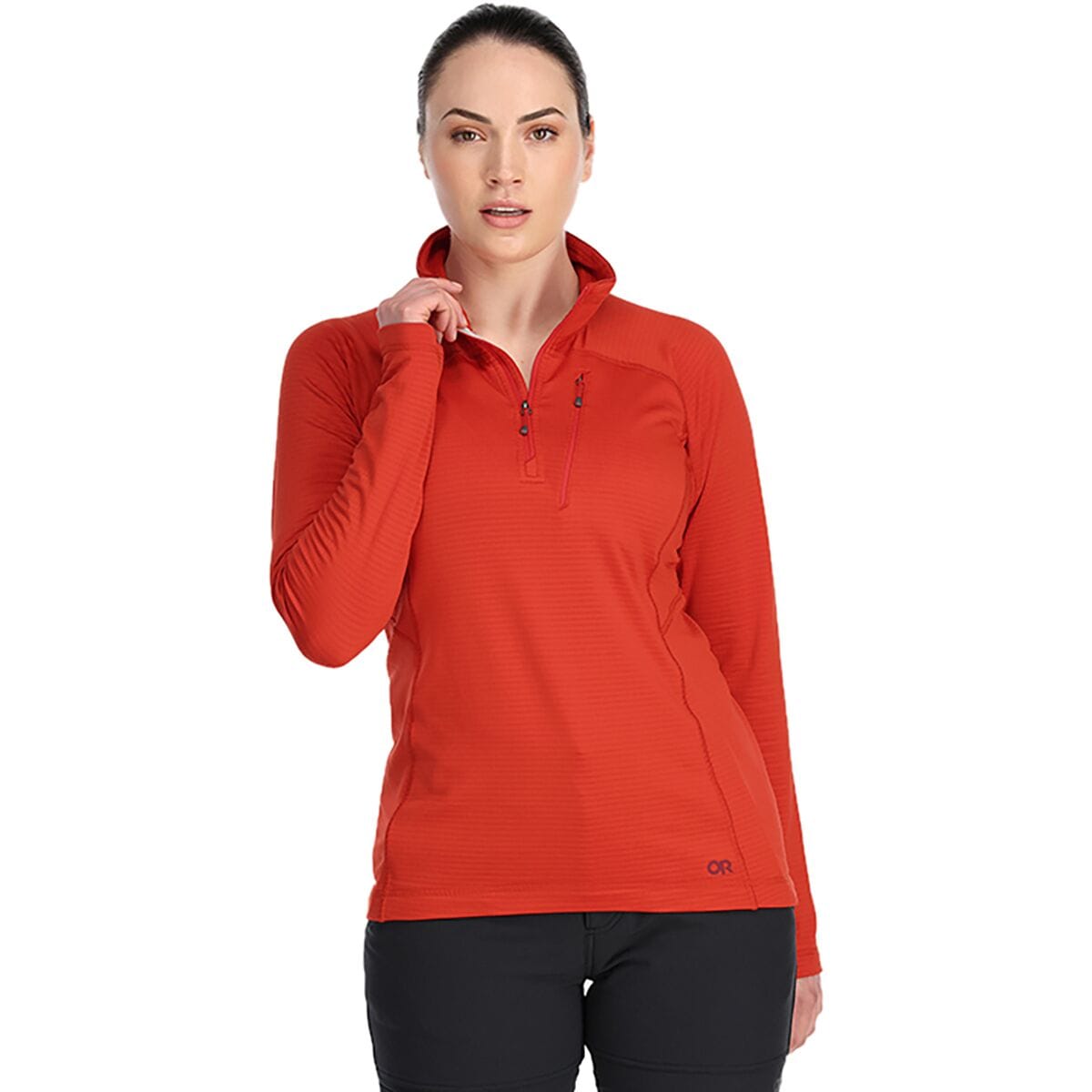 Quarter zip outlet pullover women