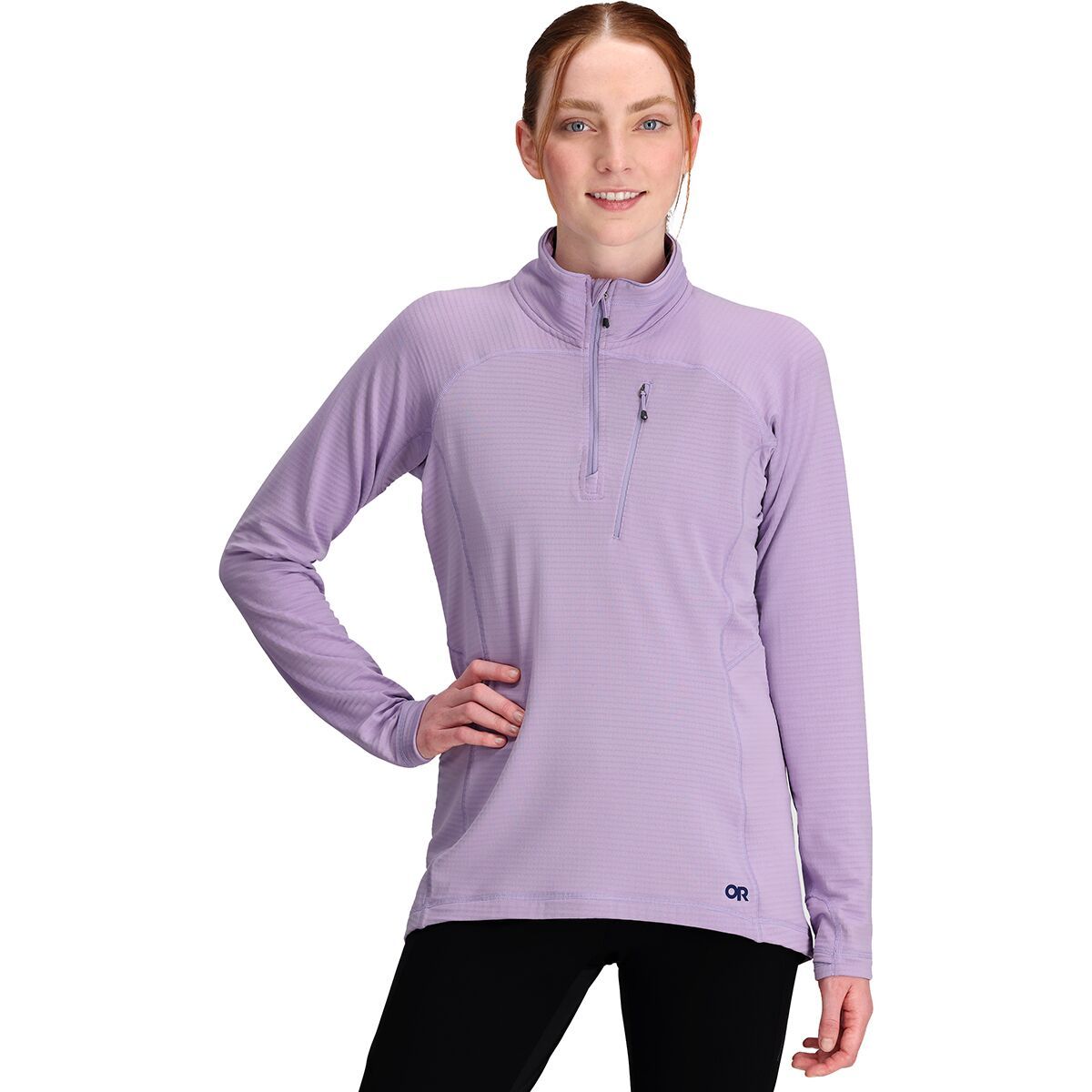 Outdoor Research Vigor Quarter Zip Jacket - Women's Lavender, S