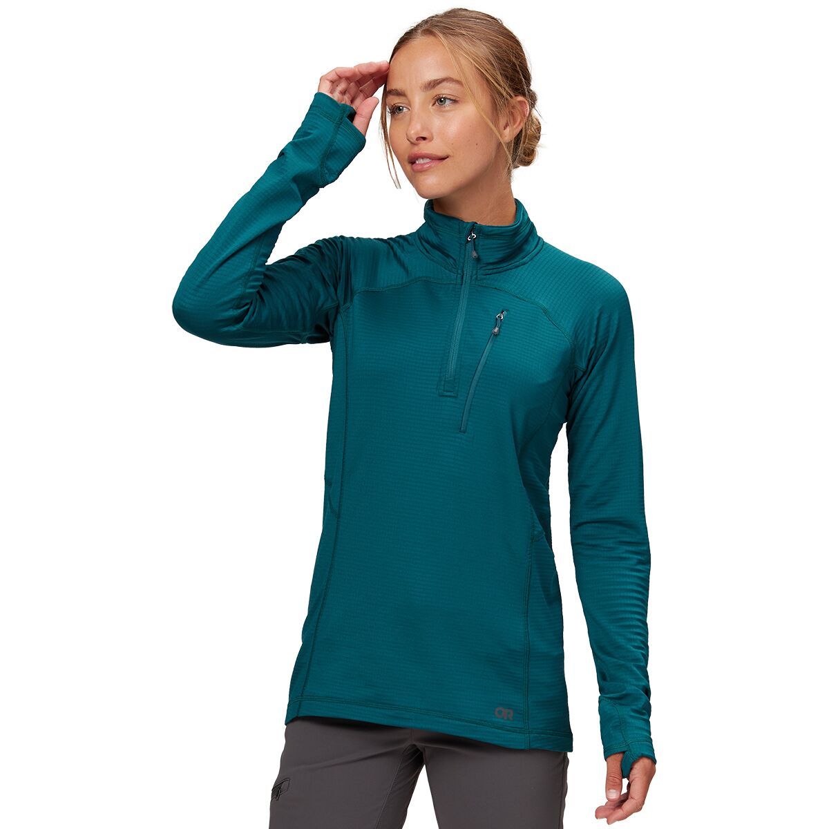 Outdoor Research Vigor Quarter Zip Jacket - Women's Treeline, XS