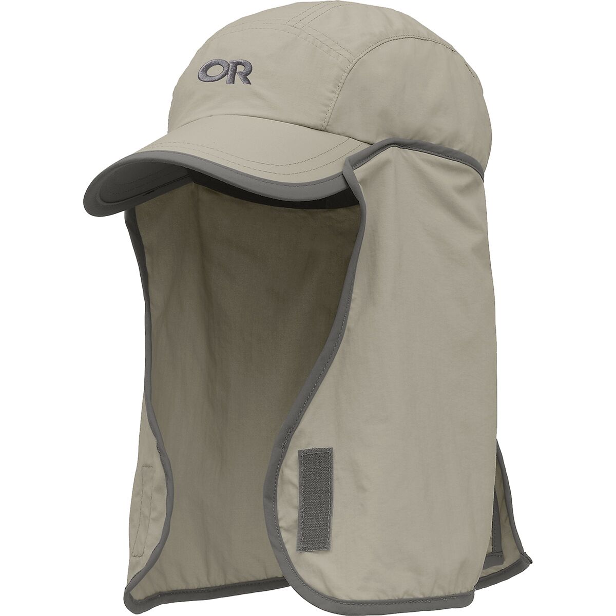 Outdoor Research Outdoor Research Sun Runner Cap - Boys' Khaki/Dark Grey, L