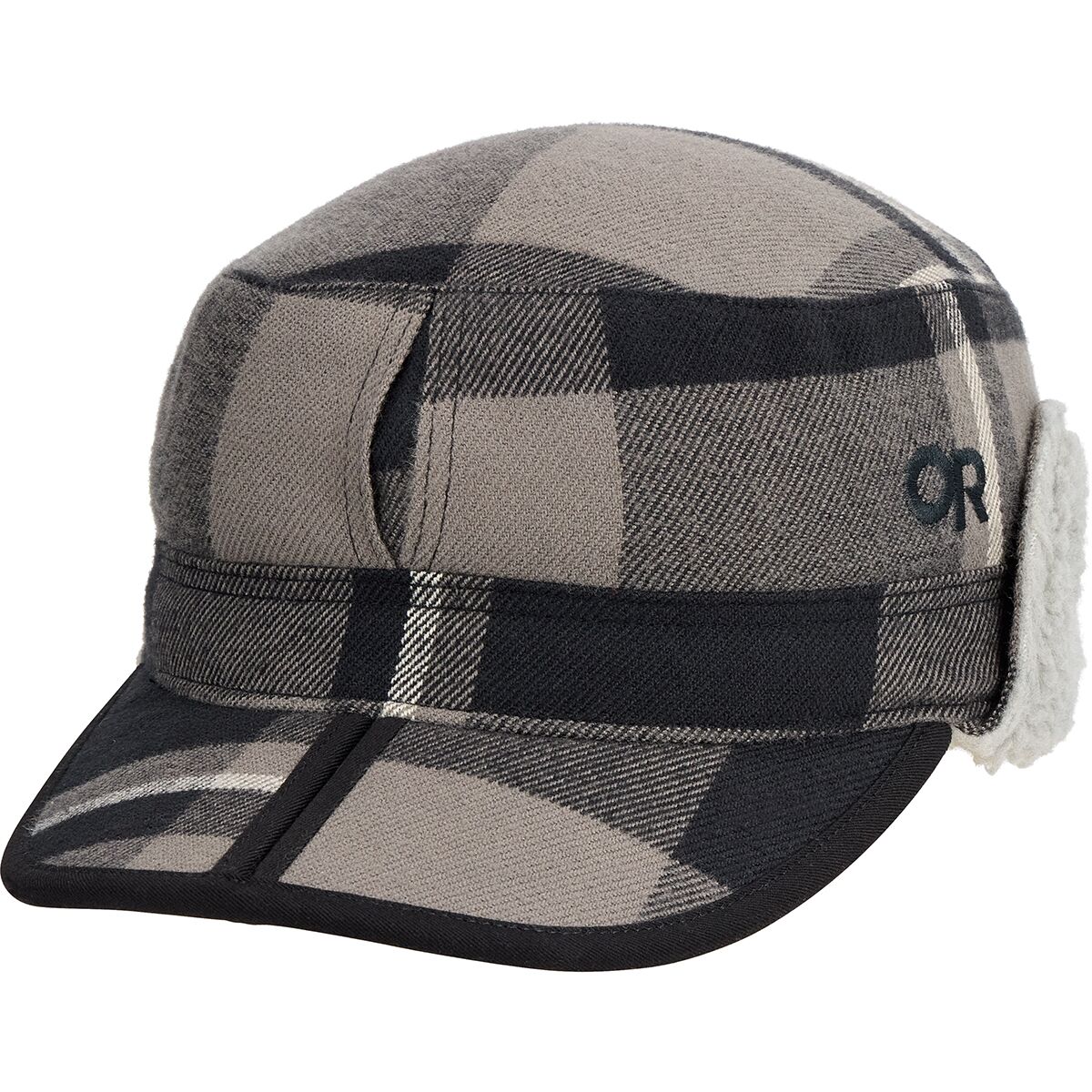 Image of Outdoor Research Yukon Cap Black/Pewter Plaid, S