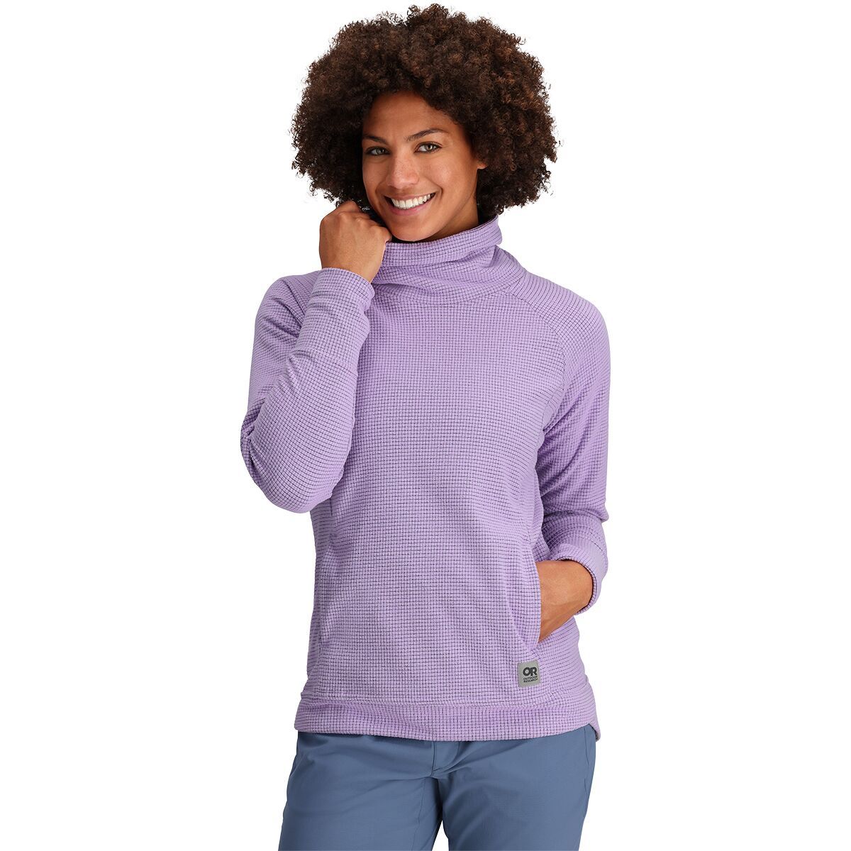 Outdoor Research Trail Mix Cowl Pullover Fleece - Women's Lavender, XL
