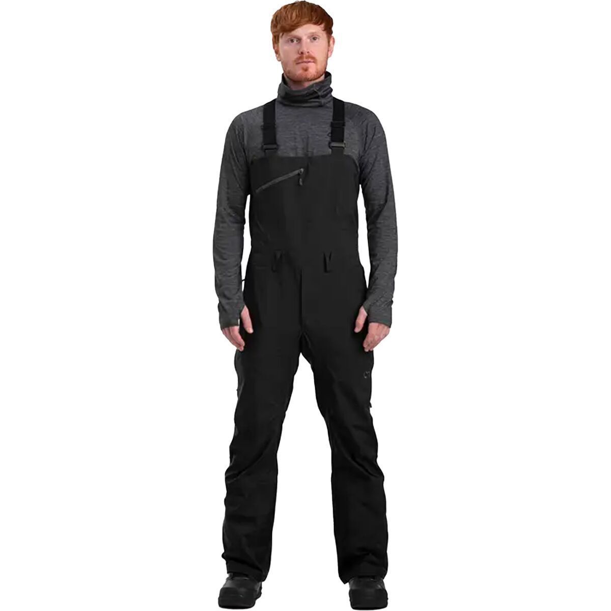 Image of Outdoor Research Carbide Bib Pant - Men's Solid Black, XXL/Tall