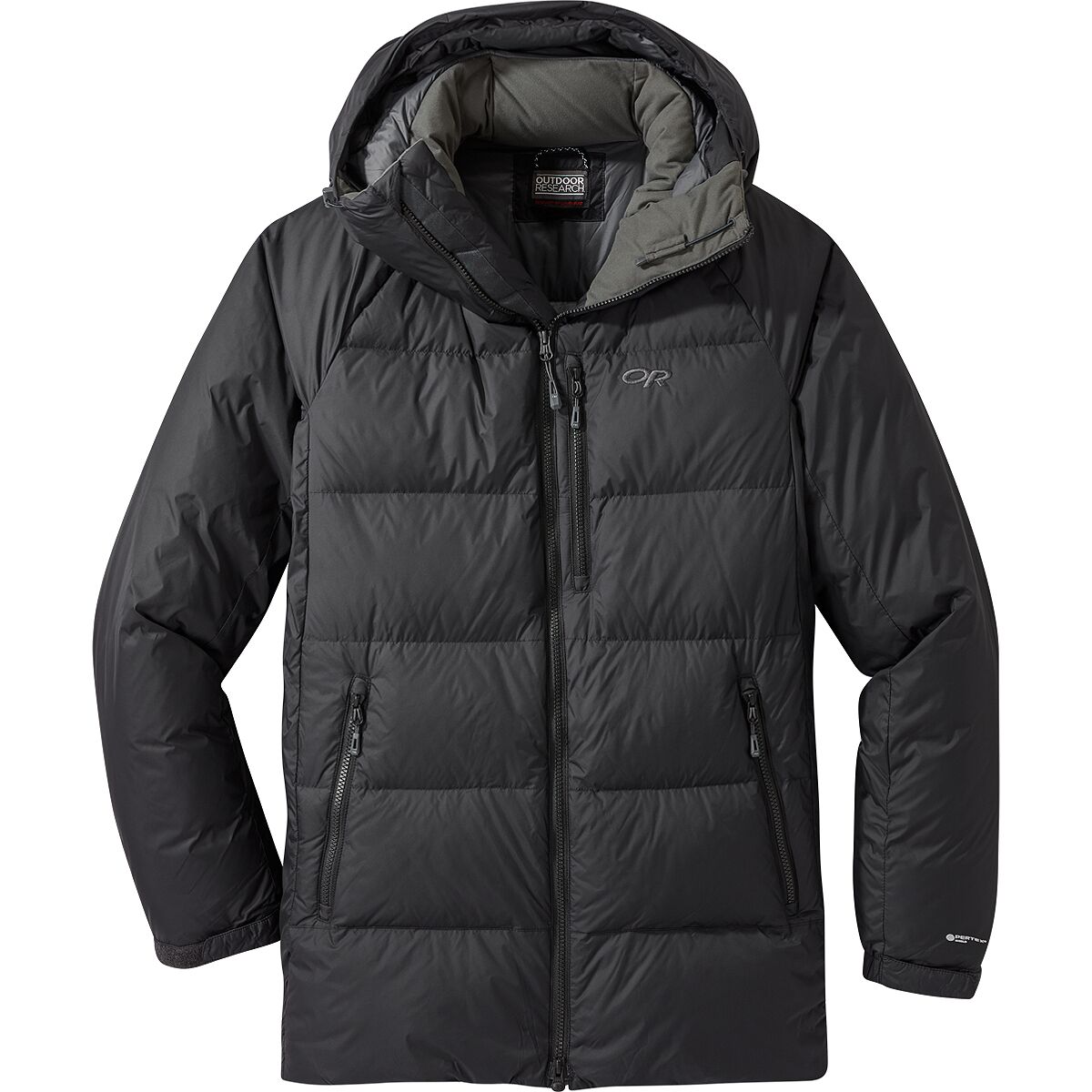 Image of Outdoor Research Super Alpine Down Parka - Men's Black, L