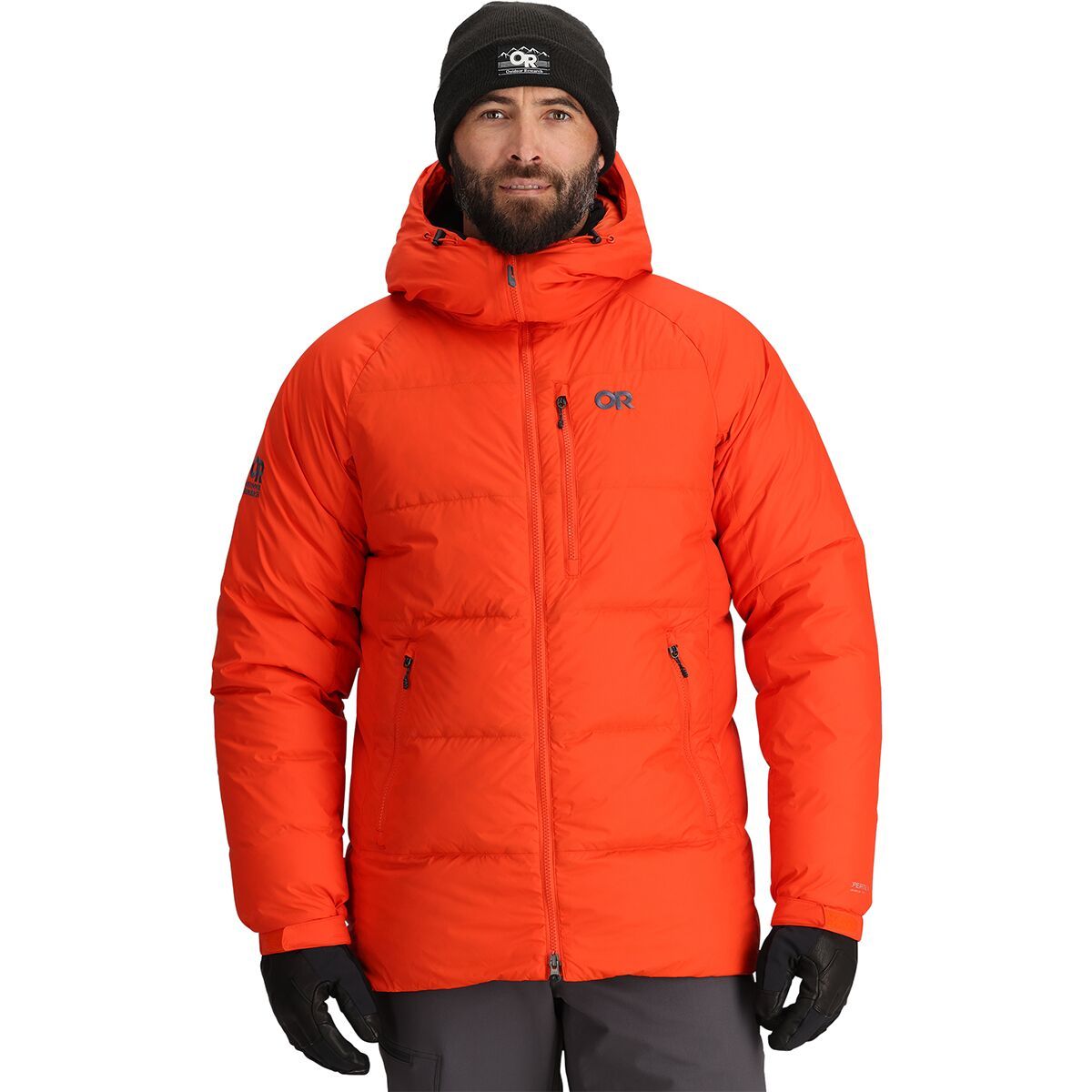 Image of Outdoor Research Super Alpine Down Parka - Men's Spice, L