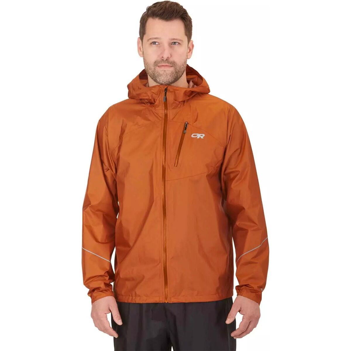 Outdoor Research Helium Rain Jacket - Men's Copper, S