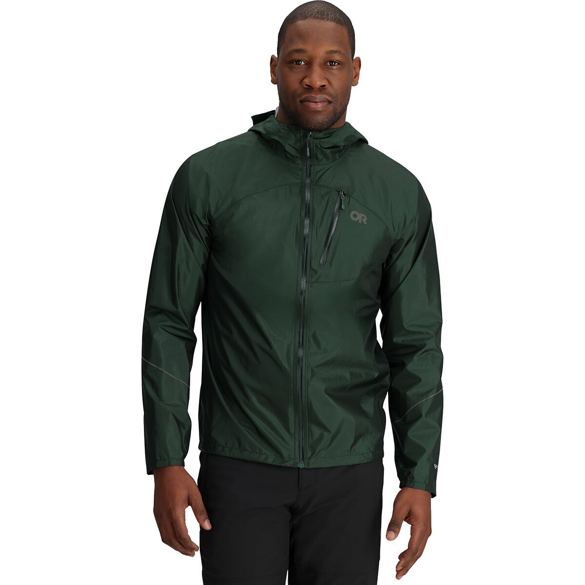 Outdoor Research Helium Rain Jacket - Men's Grove, XXL