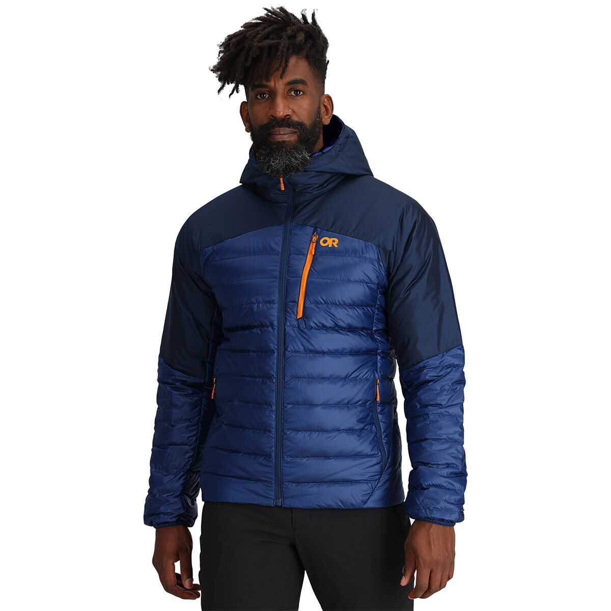 Image of Outdoor Research Helium Down Hooded Jacket - Men's Cenote, XL