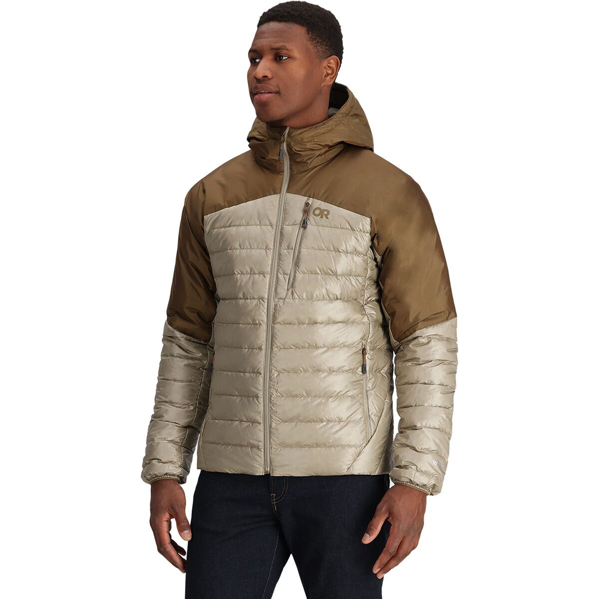 men's helium down hoodie