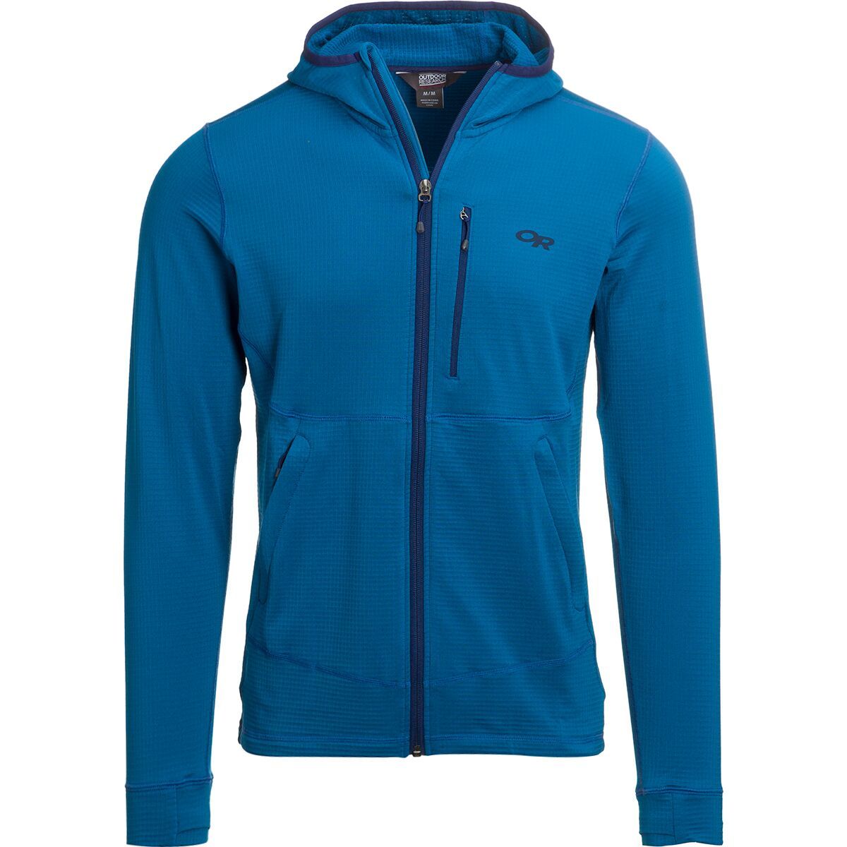 Outdoor Research Vigor Full-Zip Hooded Jacket - Men's Cascade, XXL