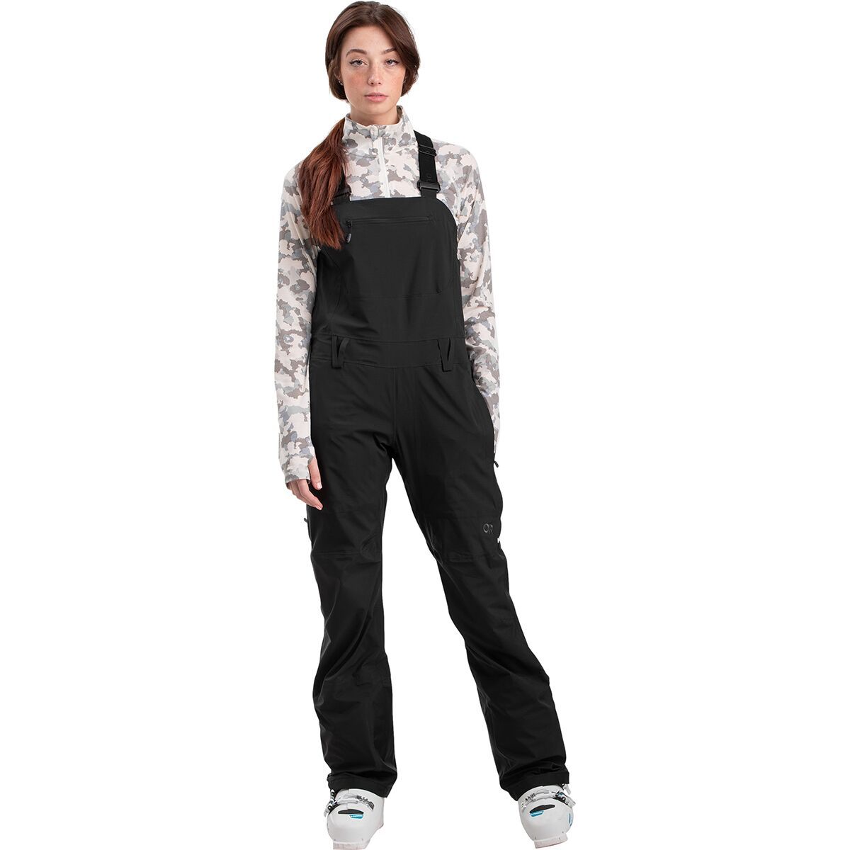 Image of Outdoor Research Carbide Bib Pant - Women's Solid Black, L/Tall