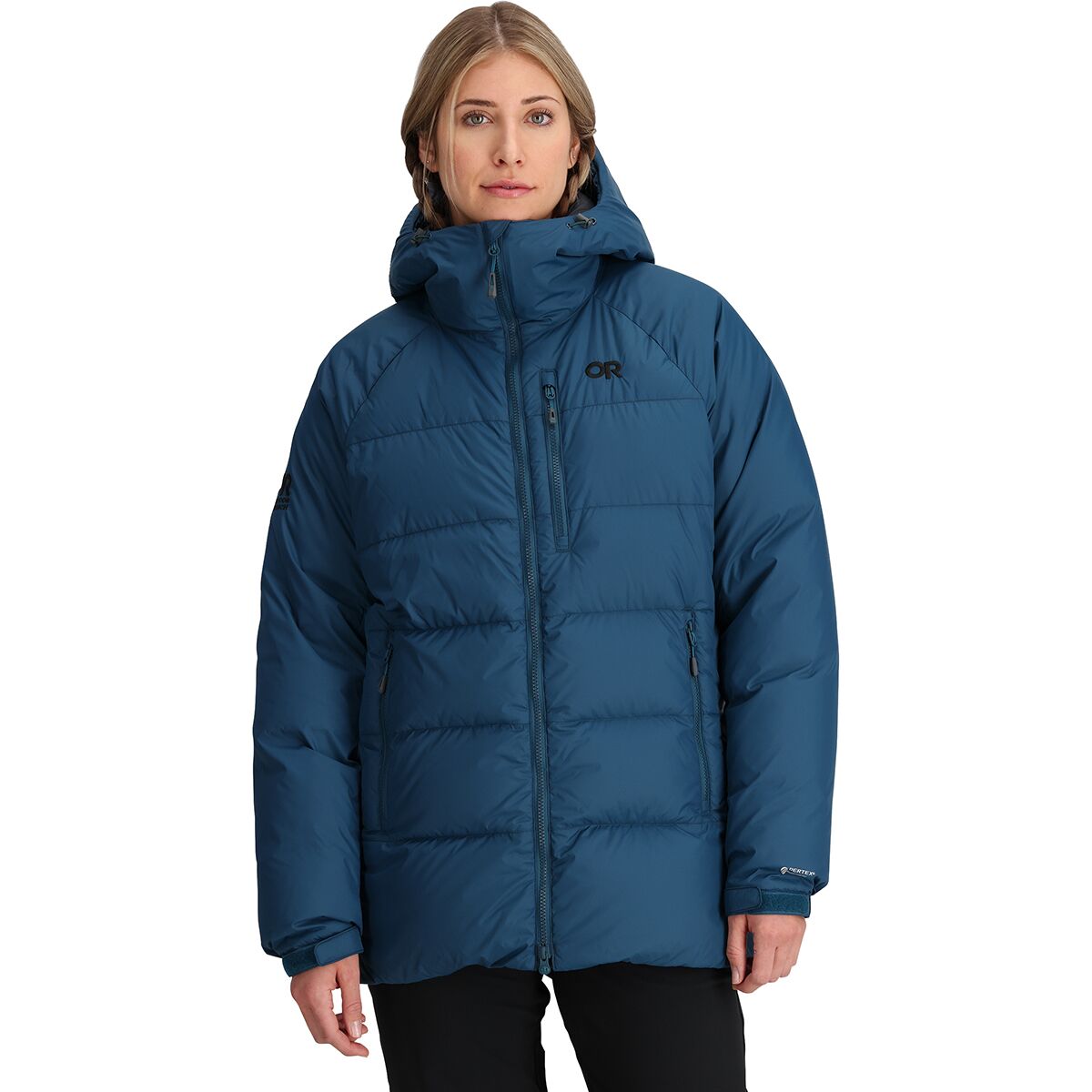 Image of Outdoor Research Super Alpine Down Parka - Women's Harbor, L