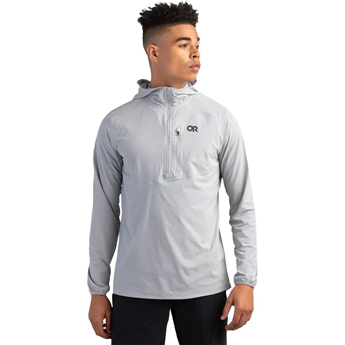 Image of Outdoor Research Astroman Sun Hoodie - Men's Pebble, XXL