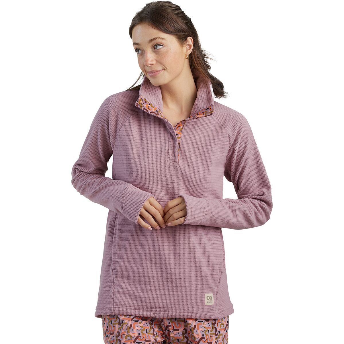 Outdoor Research Trail Mix Snap Pullover - Women's Moth, S