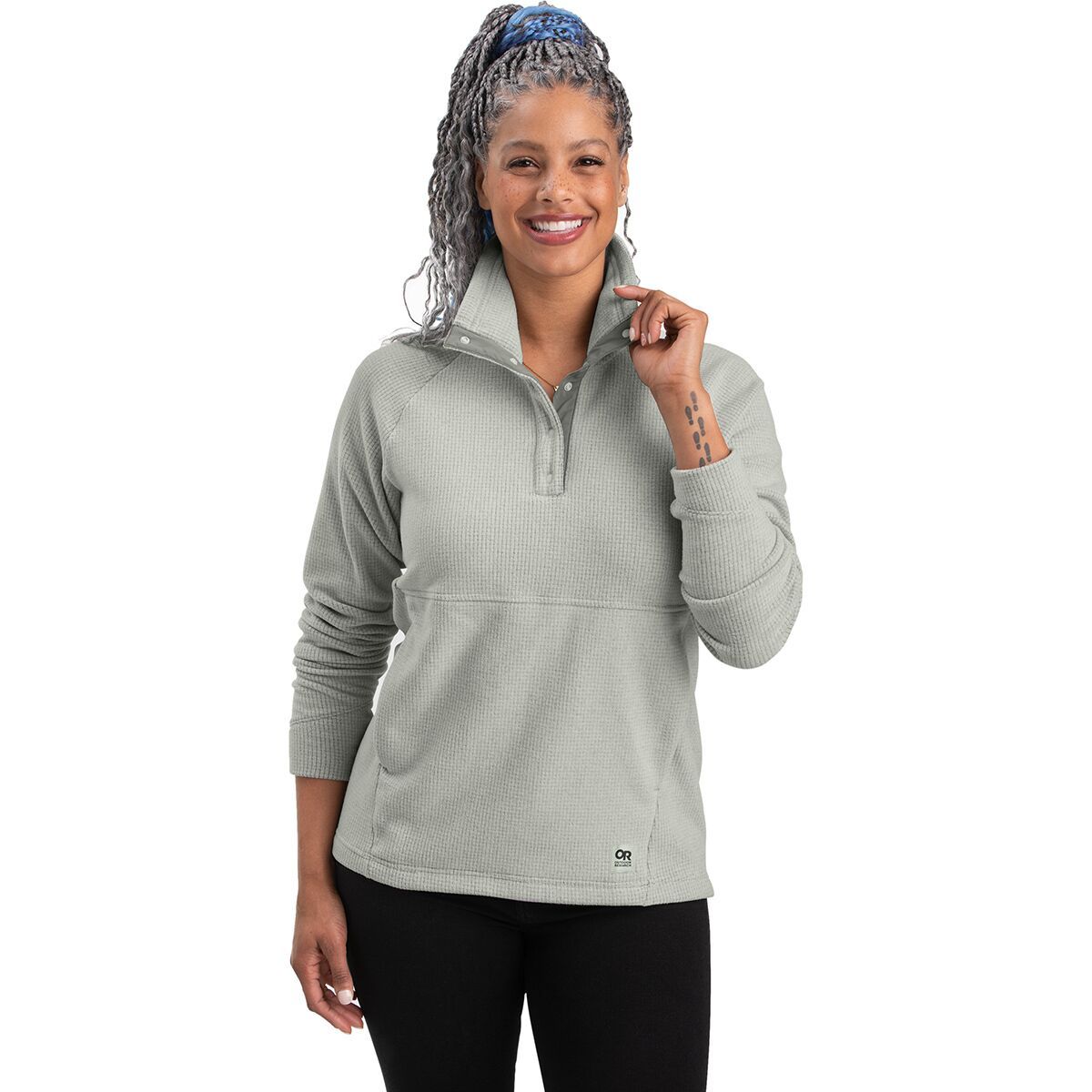 Outdoor Research Trail Mix Snap Pullover - Women's Sand, XXL