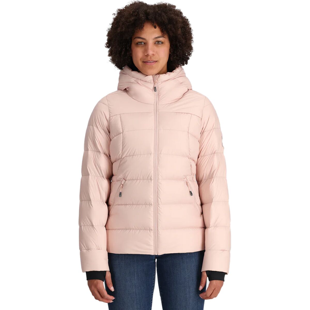Image of Outdoor Research Coldfront Down Hooded Jacket - Women's Sienna, XL