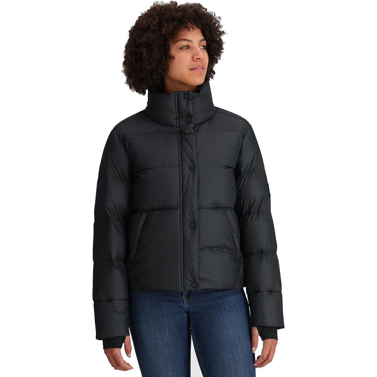Image of Outdoor Research Coldfront Down Jacket - Women's Classic Black, XXL