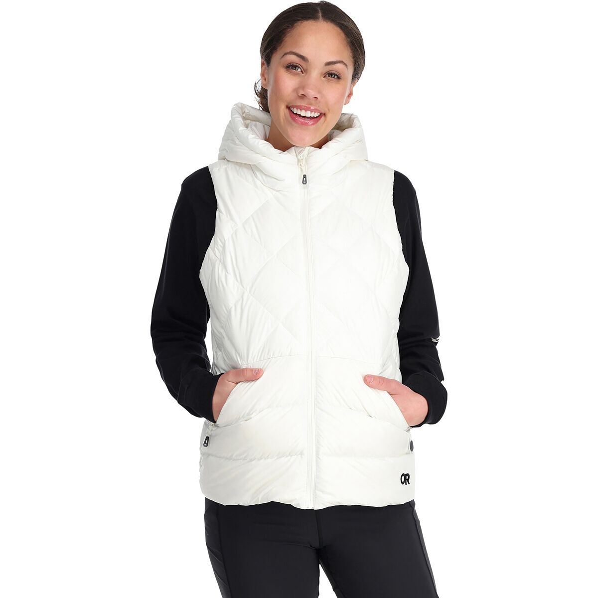 Outdoor Research Coldfront Hooded Down Vest - Women's Snow, XXL
