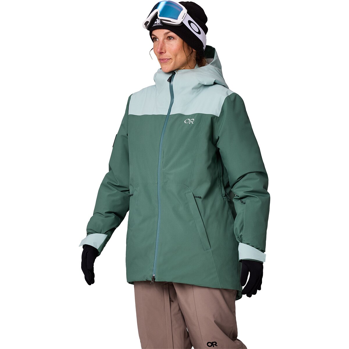 Image of Outdoor Research Snowcrew Jacket - Women's Malachite/Thyme, L