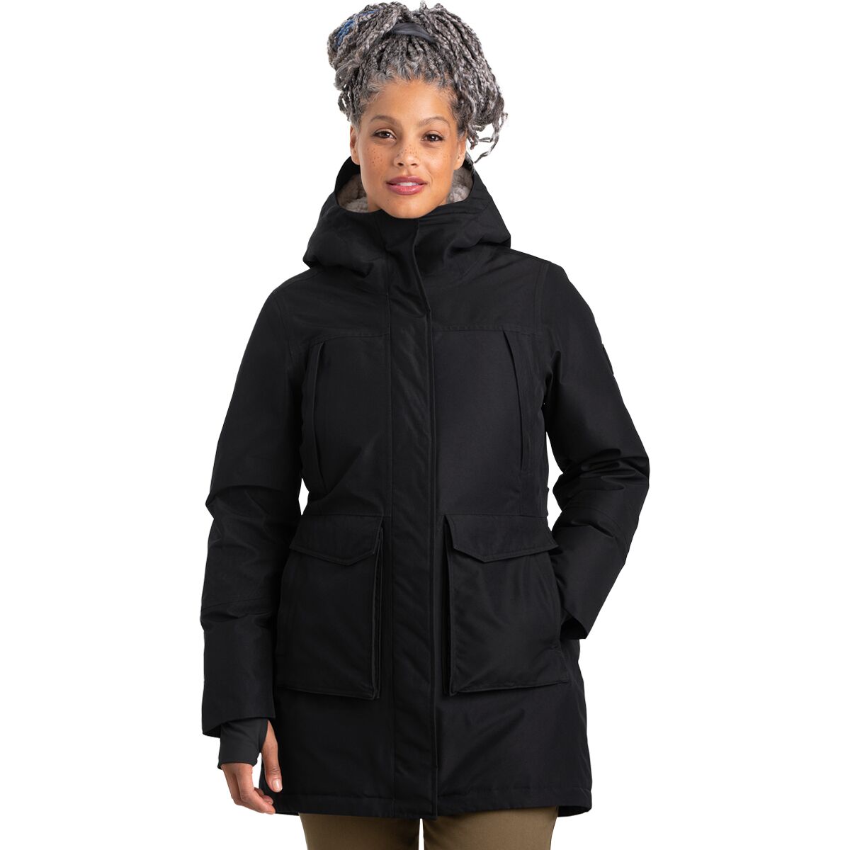 Image of Outdoor Research Stormcraft Down Parka - Women's Black, L
