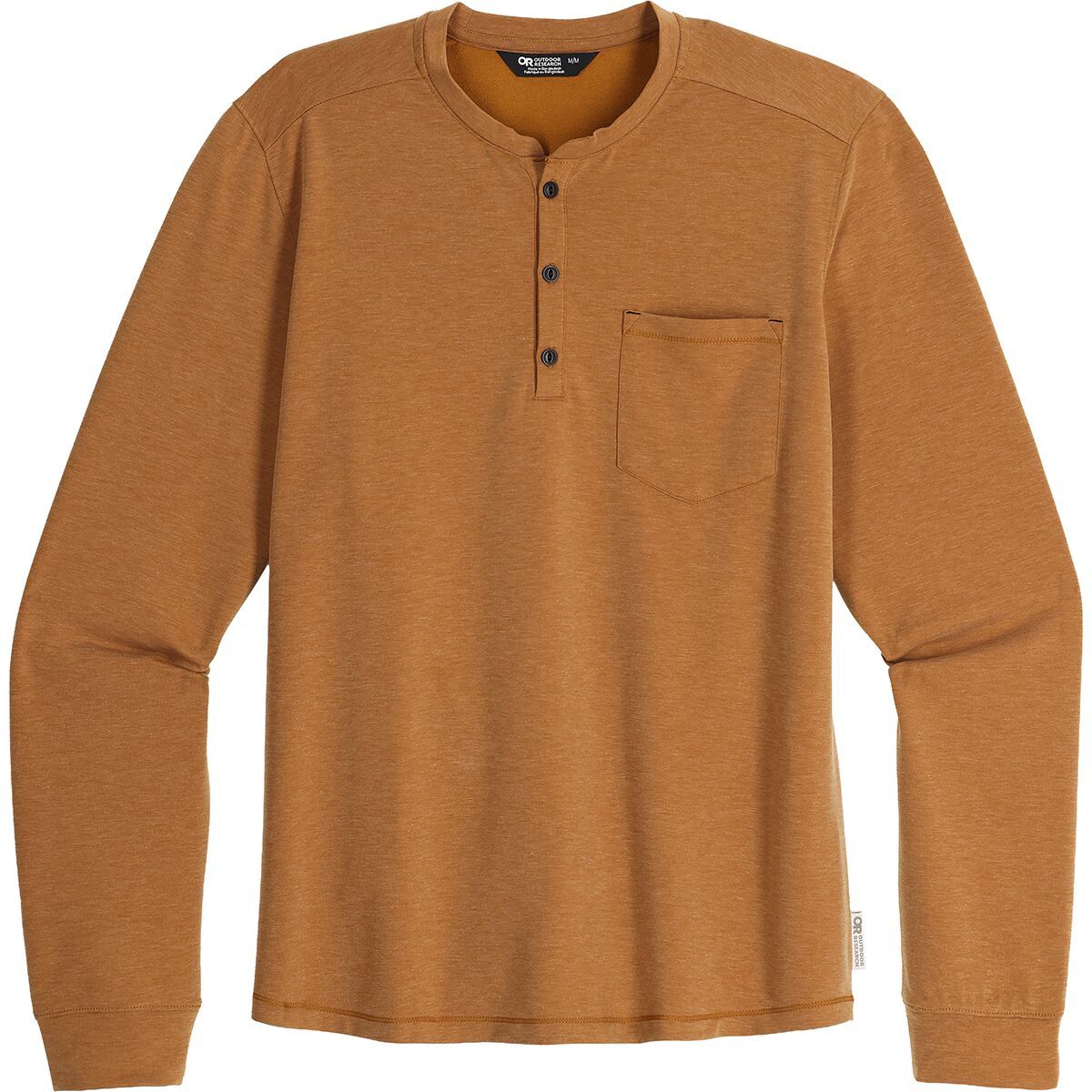 Image of Outdoor Research Aberdeen Long-Sleeve Henley - Men's Bronze Heather, L
