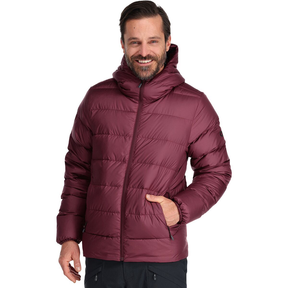 Outdoor Research Coldfront Down Hooded Jacket - Men's Kalamata, M