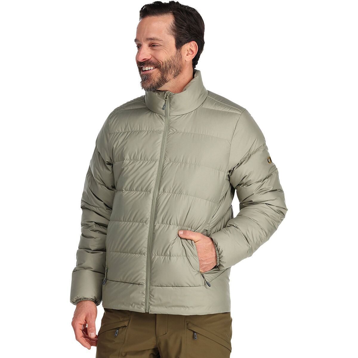 Outdoor Research Coldfront Down Jacket - Men's Flint, M