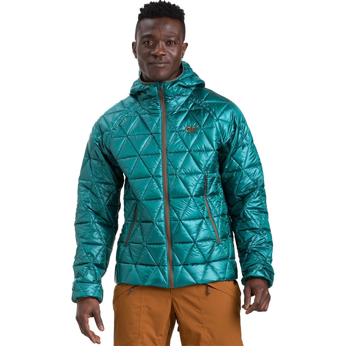 Outdoor Research Helium Insulated Hooded Jacket - Men's Treeline, XXL