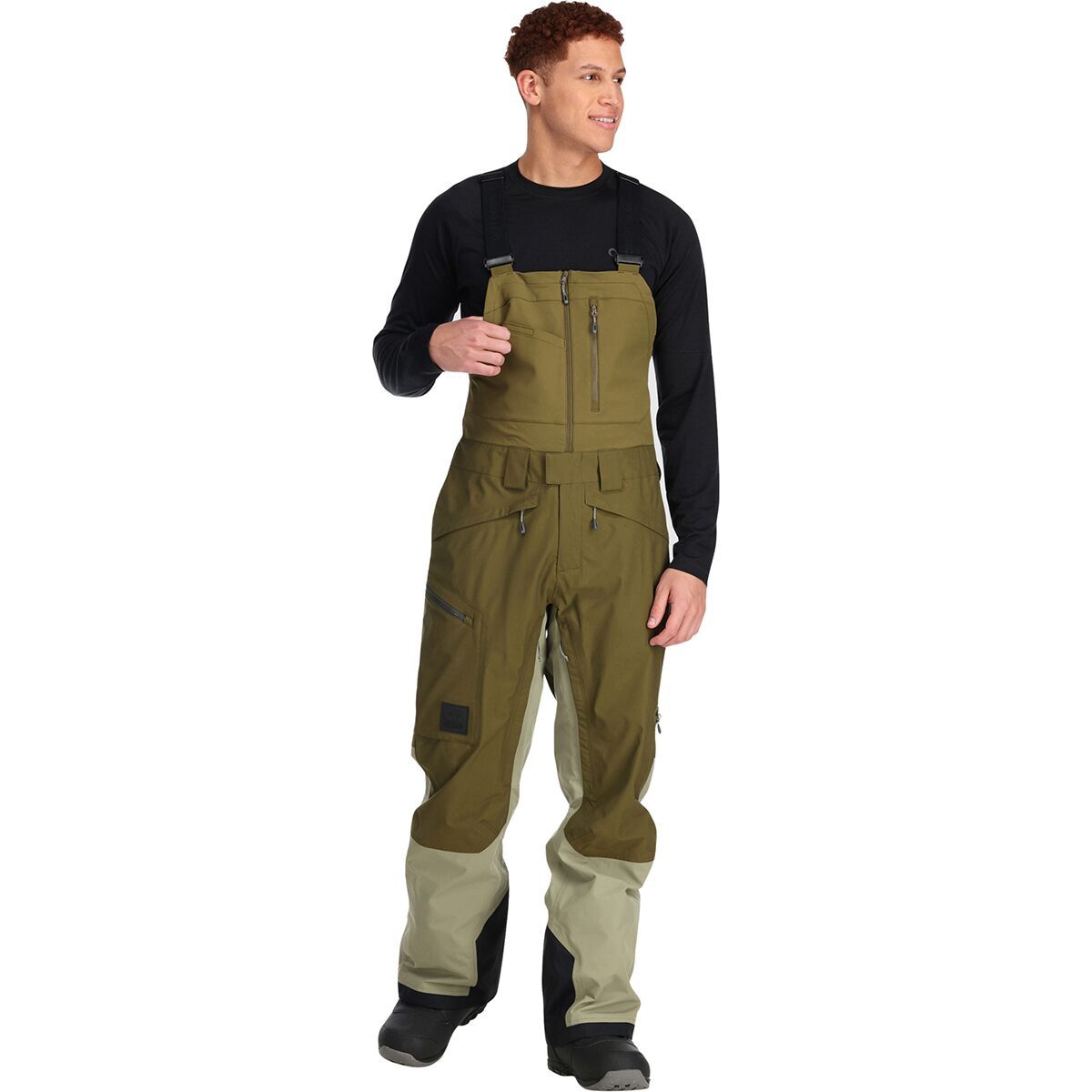 Outdoor Research Mt Baker Storm Bib Pant - Men's Loden/Flint, L