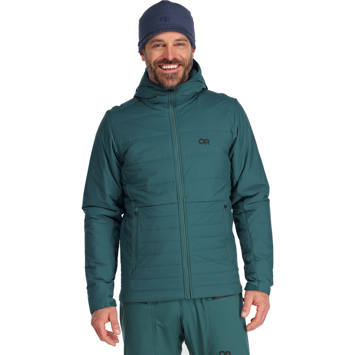 Outdoor Research Shadow Insulated Hooded Jacket - Men's Treeline, XXL