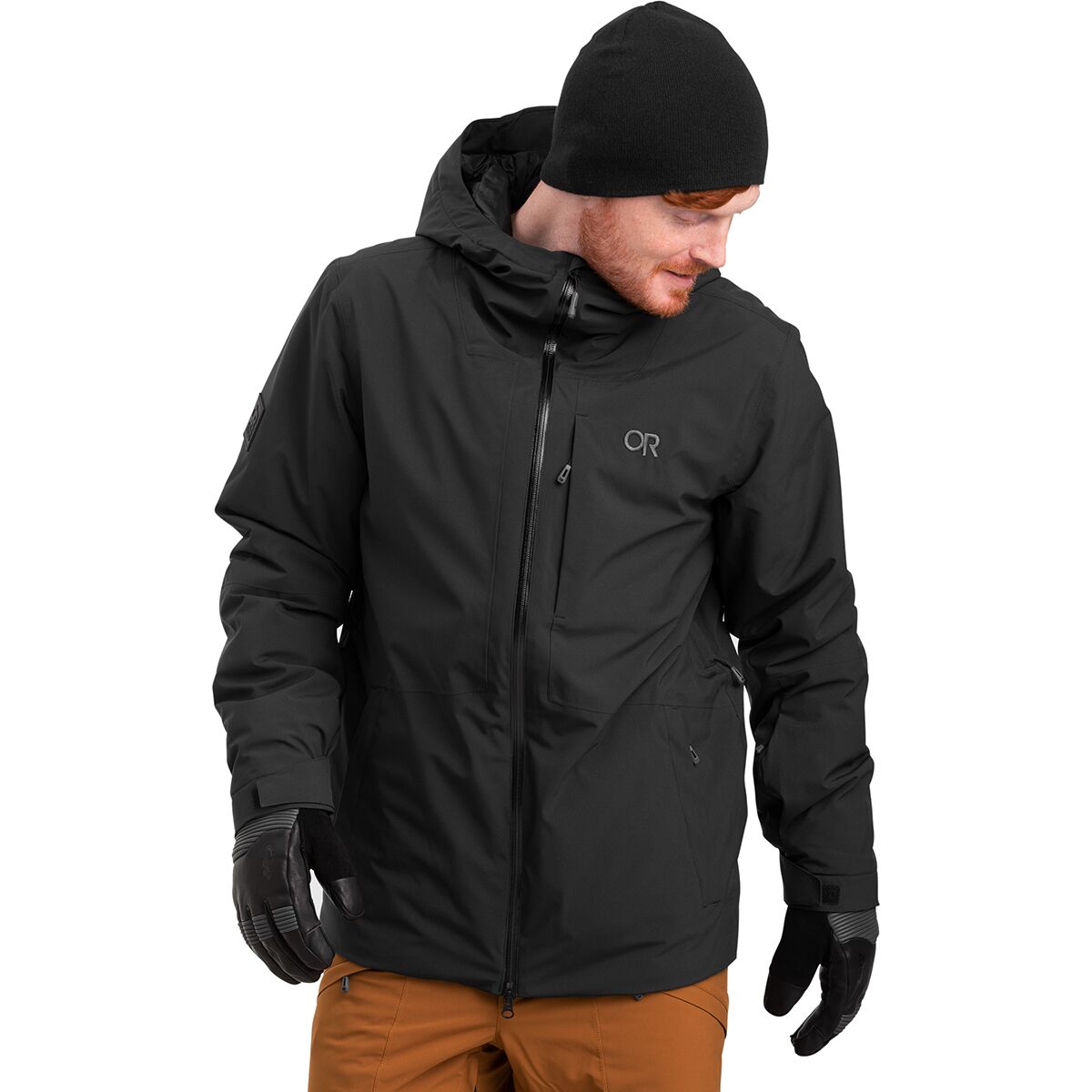 Image of Outdoor Research Snowcrew Jacket - Men's Black, XXL