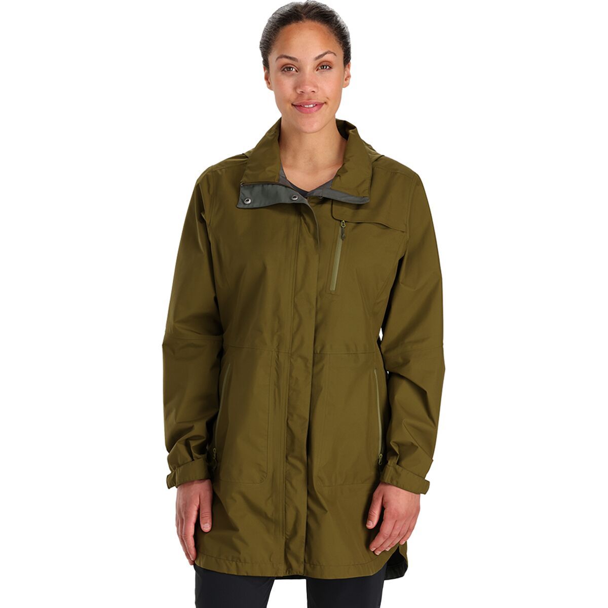Outdoor Research Aspire Trench Jacket - Women's Loden, XS