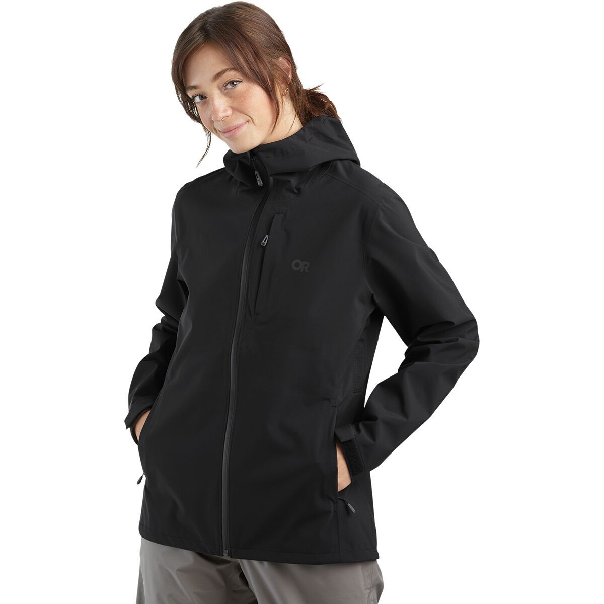 Outdoor Research Dryline Rain Jacket - Women's Black, XXL