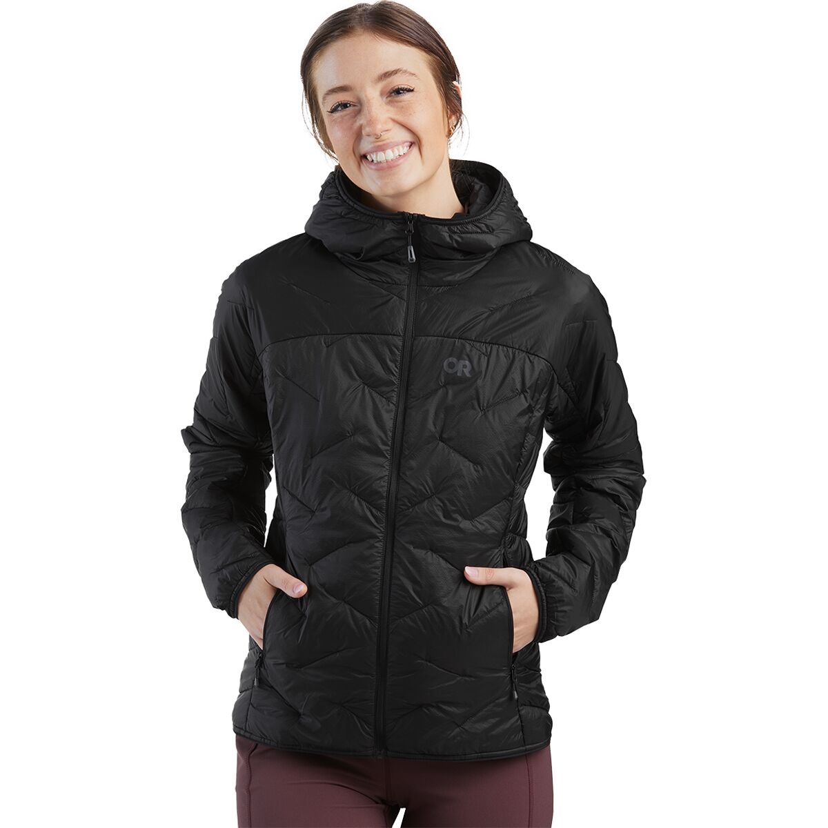 Image of Outdoor Research SuperStrand LT Hooded Jacket - Women's Black, XXS
