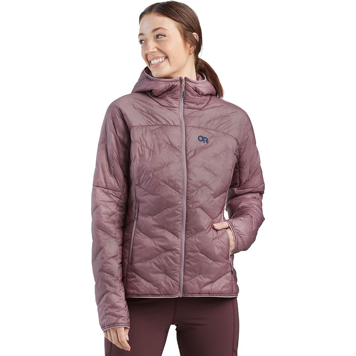 Outdoor Research SuperStrand LT Hooded Jacket - Women's Moth, S