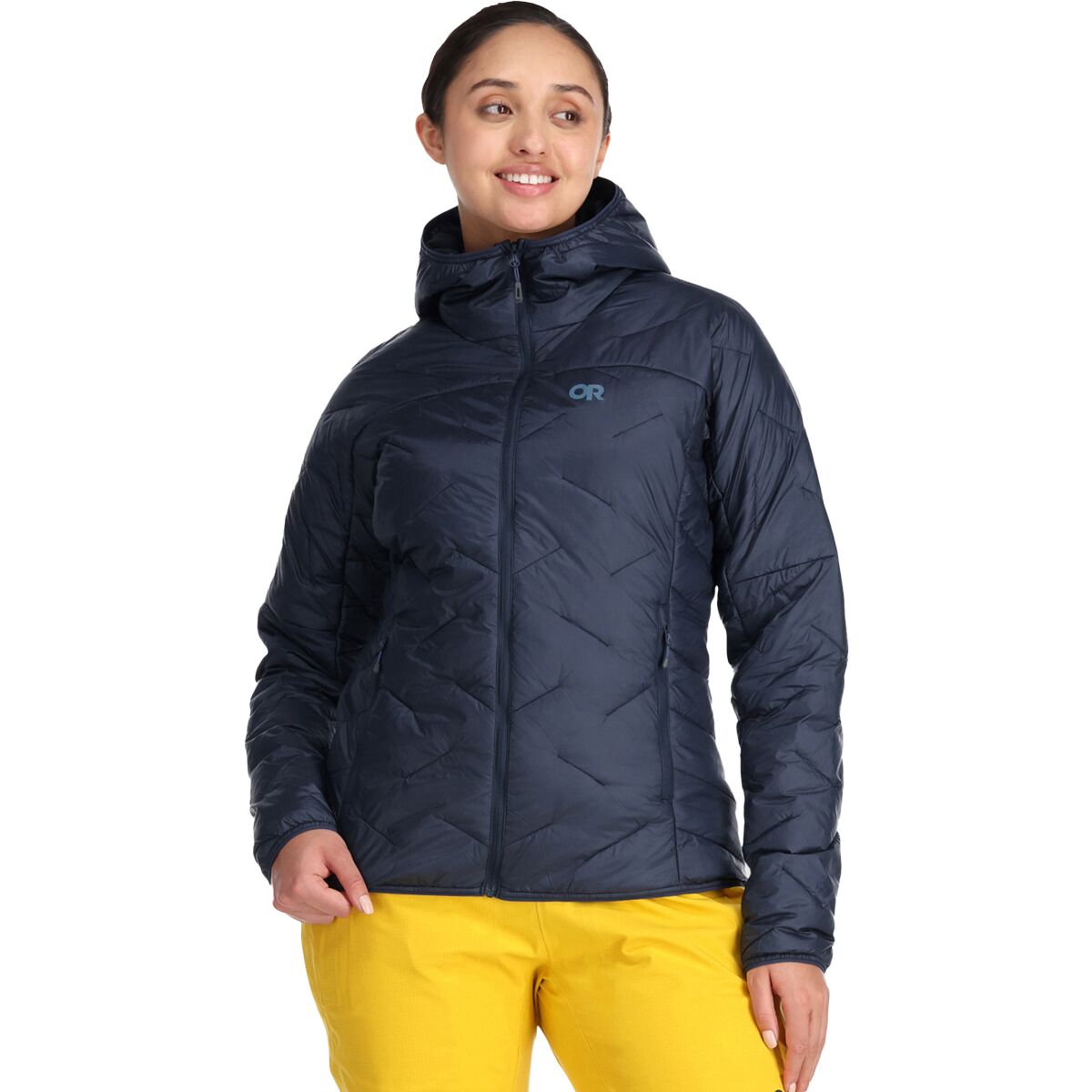 Image of Outdoor Research SuperStrand LT Hooded Jacket - Women's Naval Blue, S