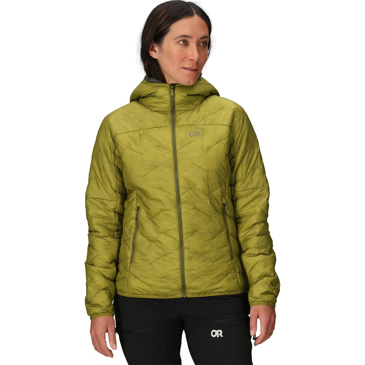 Image of Outdoor Research SuperStrand LT Hooded Jacket - Women's Rainforest, L